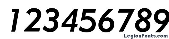 Geo415mi Font, Number Fonts