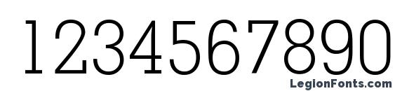 Geo703l Font, Number Fonts