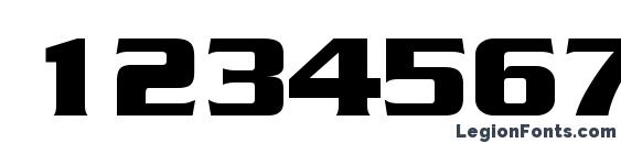 Geodetdisplayssk regular Font, Number Fonts