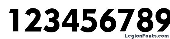 Geometric 415 Black BT Font, Number Fonts