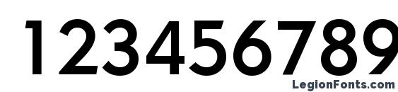 Geometric 415 Medium BT Font, Number Fonts