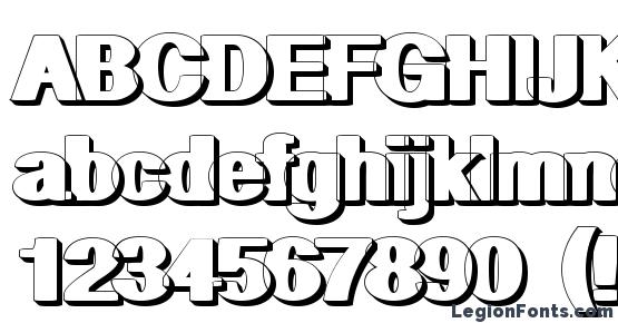 Geometric regularshadow Font Download Free / LegionFonts