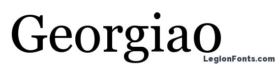 шрифт Georgia0, бесплатный шрифт Georgia0, предварительный просмотр шрифта Georgia0