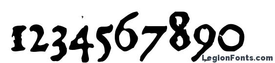 Georgregular Font, Number Fonts