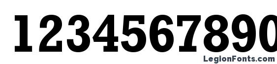 Geoslb712boldcbt Font, Number Fonts