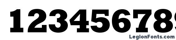 Geoslb712xbcbt Font, Number Fonts