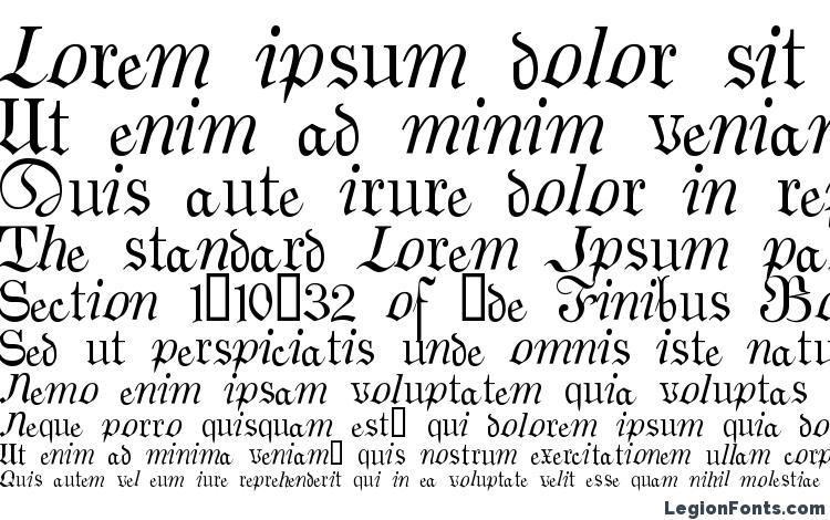 specimens German Sampler font, sample German Sampler font, an example of writing German Sampler font, review German Sampler font, preview German Sampler font, German Sampler font