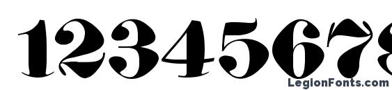 GermanFatman Font, Number Fonts