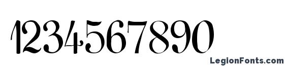 Geschlossen Gotik Kaps Font, Number Fonts