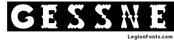шрифт Gessner, бесплатный шрифт Gessner, предварительный просмотр шрифта Gessner