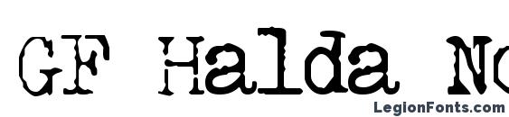 GF Halda Normal font, free GF Halda Normal font, preview GF Halda Normal font