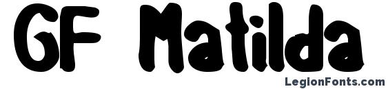 GF Matilda bold font, free GF Matilda bold font, preview GF Matilda bold font