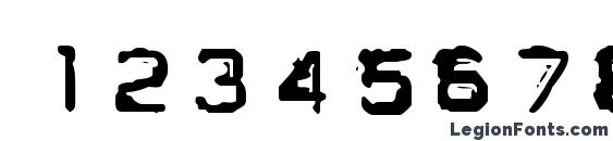 GF Ordner Inverted Font, Number Fonts