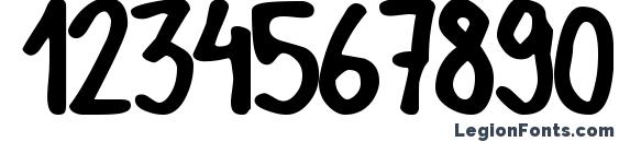 Gfmatildanormal Font, Number Fonts