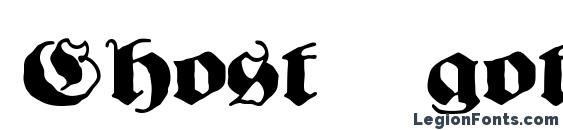 Ghost gothic Font