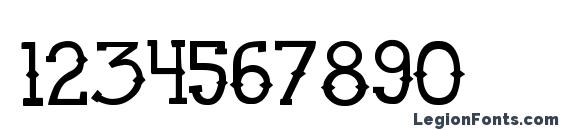 Ghosttown BC Font, Number Fonts