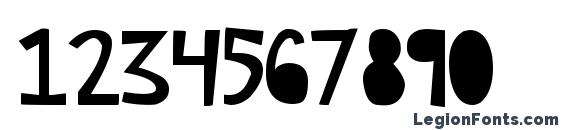 GhostTown Font, Number Fonts