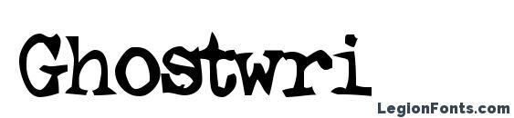 шрифт Ghostwri, бесплатный шрифт Ghostwri, предварительный просмотр шрифта Ghostwri