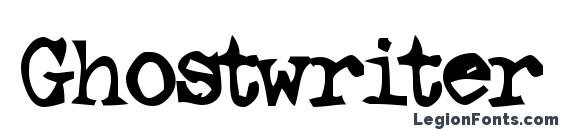 Ghostwriter Font, Halloween Fonts