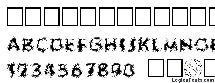 glyphs Ghoul outline fill font, сharacters Ghoul outline fill font, symbols Ghoul outline fill font, character map Ghoul outline fill font, preview Ghoul outline fill font, abc Ghoul outline fill font, Ghoul outline fill font