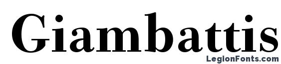 Giambattista Bold DB Font