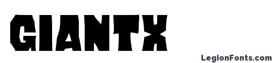 Giantx Font