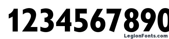 Gibson Bold Font, Number Fonts