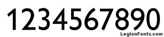 Gibson Regular Font, Number Fonts