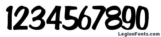 Gidieontype39 regular Font, Number Fonts
