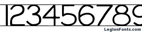 gifford (eval) Font, Number Fonts