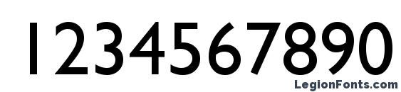 Gil Font, Number Fonts