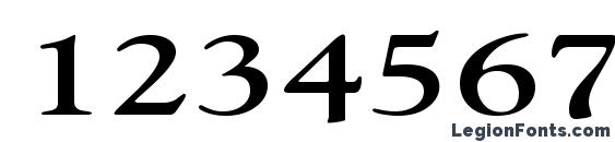 GildeBroad Bold Font, Number Fonts