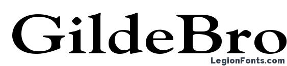 шрифт GildeBroad Bold, бесплатный шрифт GildeBroad Bold, предварительный просмотр шрифта GildeBroad Bold