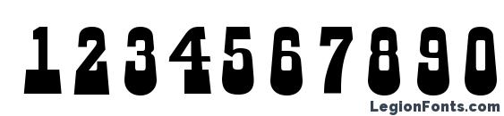 Gildialnbk regular Font, Number Fonts