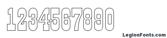 Gildiaotl regular Font, Number Fonts