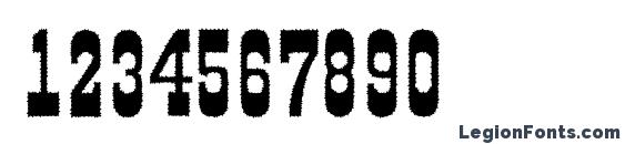 Gildiarough bold Font, Number Fonts