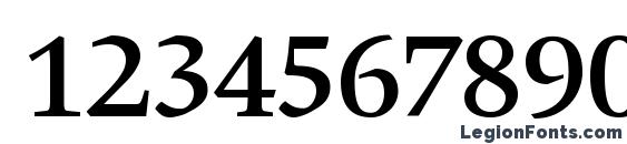 Gilgamesh Medium Plain Font, Number Fonts