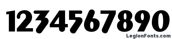 Gilgongo kaps Font, Number Fonts