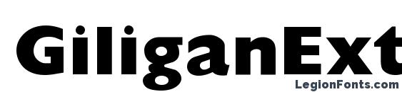 GiliganExtrabold Regular font, free GiliganExtrabold Regular font, preview GiliganExtrabold Regular font