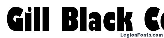 Gill Black Condensed SSi Black Condensed Font