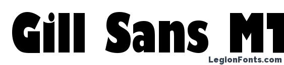 Шрифт Gill Sans MT Ultra Bold Cond, Жирные (полужирные) шрифты