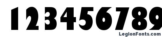 Gill Sans Ultra Bold Condensed Font, Number Fonts