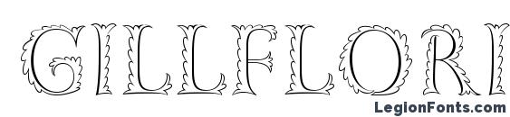 GillFloriatedCapsMTStd Font