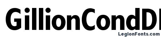 GillionCondDB Normal Font, Free Fonts