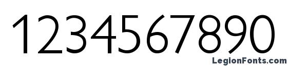 Шрифт GillionLightDB Normal, Шрифты для цифр и чисел