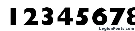 Gillsansextraboldc Font, Number Fonts