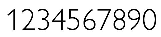 Gillsanslightc Font, Number Fonts