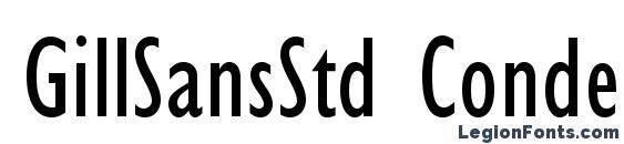 GillSansStd Condensed Font