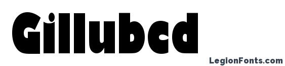 Gillubcd Font, Typography Fonts