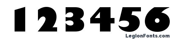 Gimletblackssk bold Font, Number Fonts